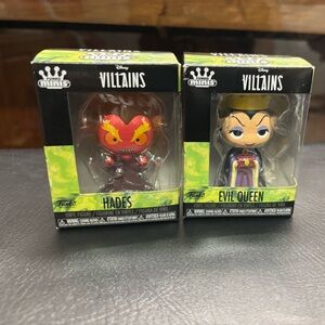 Funko Disney Villains Minis - Hades and Evil Queen NIB Collectible